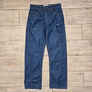 BDG Urban Outfitters Raw Denim Relaxed Jeans Women Lightly‎ Distressed 25W